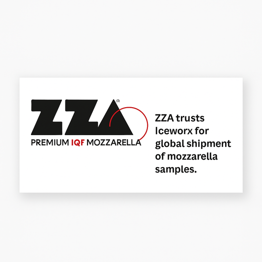 ZZA kiest voor Iceworx: snelle wereldwijde verzending van mozzarella samples