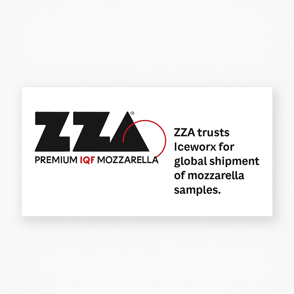 ZZA kiest voor Iceworx: snelle wereldwijde verzending van mozzarella samples